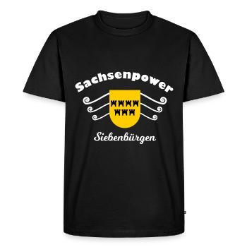 La puissance de la Transylvanie - T-shirt Premium bio Homme - noir - Devant - Nico (187cm)