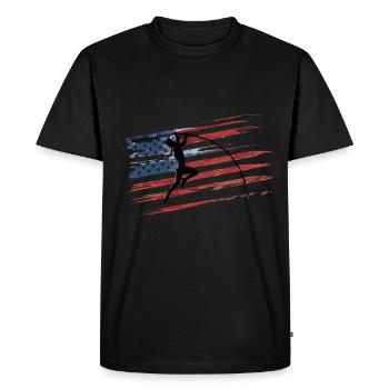 Cadeau de perchiste - T-shirt Premium bio Homme - noir - Devant - Nico (187cm)