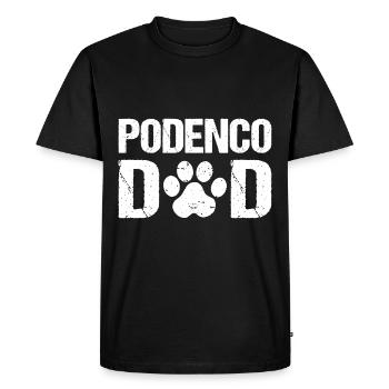 Podenco Papa Podenco Chiens - T-shirt Premium bio Homme - noir - Devant - Nico (187cm)