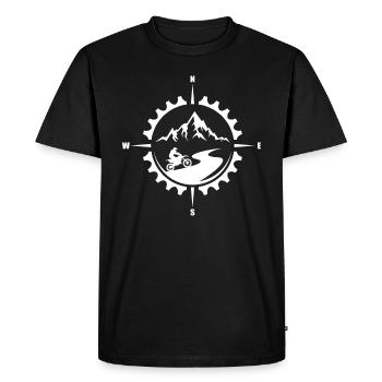 Motocross Mountain Motorsport - T-shirt Premium bio Homme - noir - Devant - Nico (187cm)