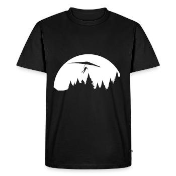 Parapente - (3) - T-shirt Premium bio Homme - noir - Devant - Nico (187cm)