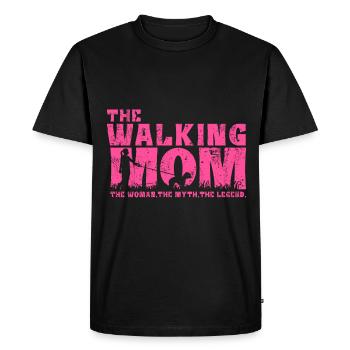 Bedlington Terrier Dog Mom Mama Mistress Pink - Men's Premium Organic T-Shirt - black - Front - Nico (187cm)