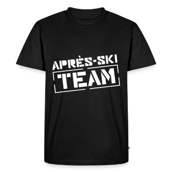apres ski team - Men's Premium Organic T-Shirt - black - Front - Nico (187cm)