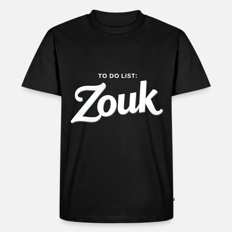 Zouk-Tanz-Geschenk - Männer Premium Bio T-Shirt - Schwarz