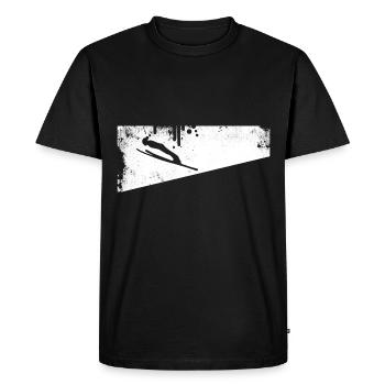 Ski - (53) - T-shirt Premium bio Homme - noir - Devant - Nico (187cm)