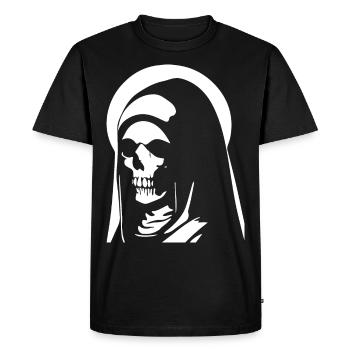 Élégance surnaturelle dans Horror Nun, Satanic et - T-shirt Premium bio Homme - noir - Devant - Nico (187cm)