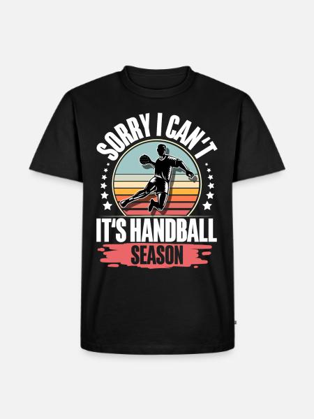 Handball Handball Players - Men's Premium Organic T-Shirt - black