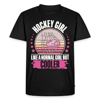 Eishockey Hockey sur glace - T-shirt Premium bio Homme - noir - Devant - Nico (187cm)