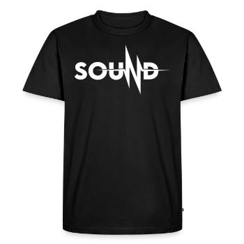 Sound - Men's Premium Organic T-Shirt - black - Front - Nico (187cm)