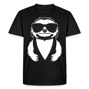 Paresseux Anime Paresseux Manga Paresseux Lunettes de soleil - T-shirt Premium bio Homme - noir - Devant - Nico (187cm)