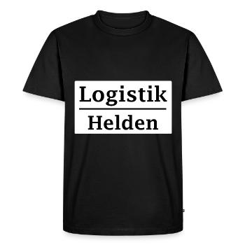 Les meilleurs logisticiens - T-shirt Premium bio Homme - noir - Devant - Nico (187cm)