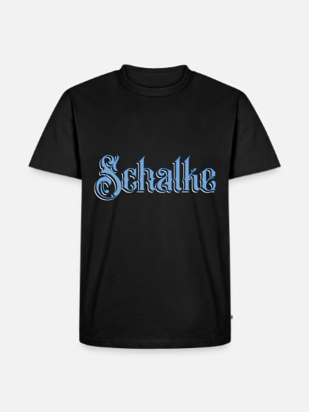 Schalke - Männer Premium Bio T-Shirt - Schwarz