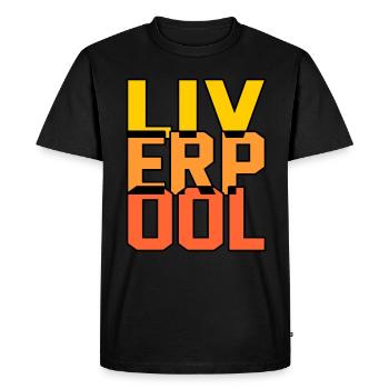 Liverpool Pride Cadeau de voyage - T-shirt Premium bio Homme - noir - Devant - Nico (187cm)