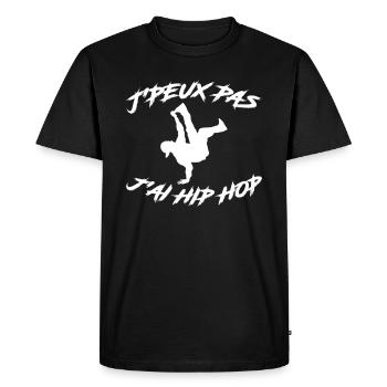 Musique Breaker Music Hip Hop Rap Cadeau Cadeau Dj - T-shirt Premium bio Homme - noir - Devant - Nico (187cm)