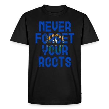 Nevada root gift - Men's Premium Organic T-Shirt - black - Front - Nico (187cm)