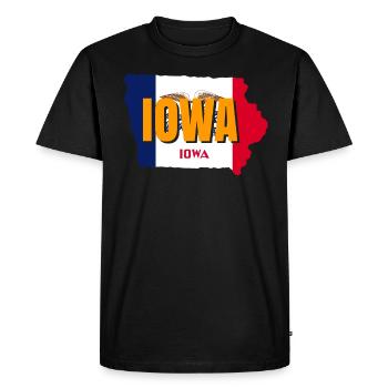 Iowa resident gift - Men's Premium Organic T-Shirt - black - Front - Nico (187cm)