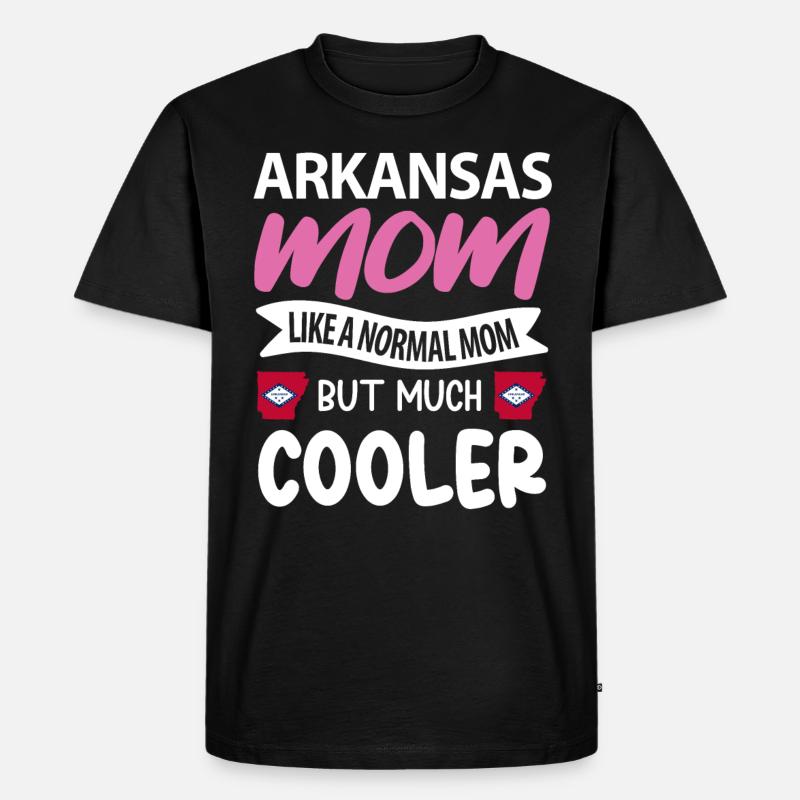 Arkansas mutter geschenk - Männer Premium Bio T-Shirt - Schwarz