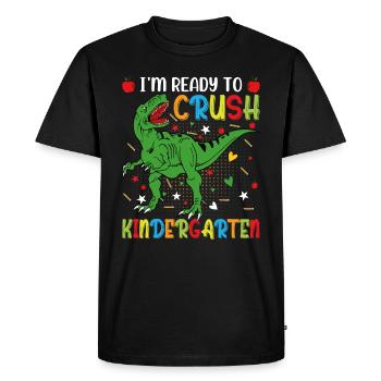 Je Suis Prêt À Écraser Le Jardin D'enfants - T-shirt Premium bio Homme - noir - Devant - Nico (187cm)