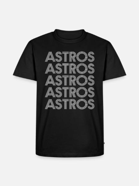 Astros - Men's Premium Organic T-Shirt - black