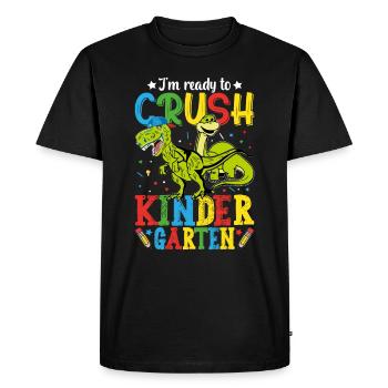 Je Suis Prêt À Écraser Le Jardin D'enfants - T-shirt Premium bio Homme - noir - Devant - Nico (187cm)