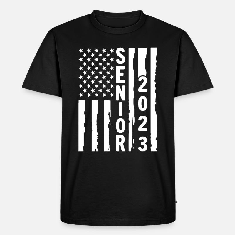 Senioren 2023 - Männer Premium Bio T-Shirt - Schwarz