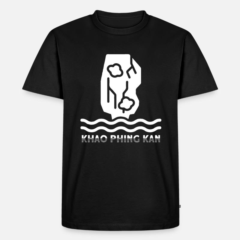 Thailand - Männer Premium Bio T-Shirt - Schwarz
