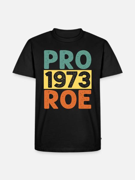 Pro 1973 Roe - Men's Premium Organic T-Shirt - black