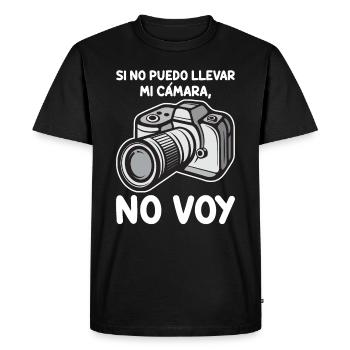 Si Je Ne Peux Pas Apporter Ma Caméra - T-shirt Premium bio Homme - noir - Devant - Nico (187cm)