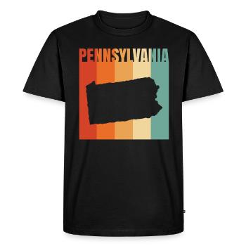 Beauté de Pennsylvanie cadeau - T-shirt Premium bio Homme - noir - Devant - Nico (187cm)