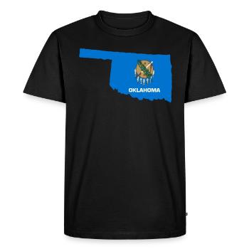 Beauté de l’Oklahoma cadeau - T-shirt Premium bio Homme - noir - Devant - Nico (187cm)