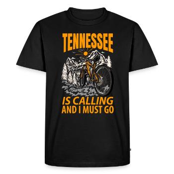 Cadeau d’aventure tennessee - T-shirt Premium bio Homme - noir - Devant - Nico (187cm)