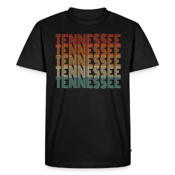 Cadeau des habitants du Tennessee - T-shirt Premium bio Homme - noir - Devant - Nico (187cm)