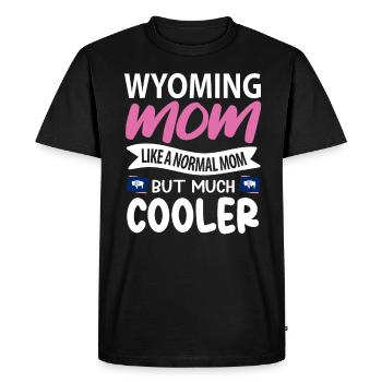 Cadeau de femme wyoming - T-shirt Premium bio Homme - noir - Devant - Nico (187cm)