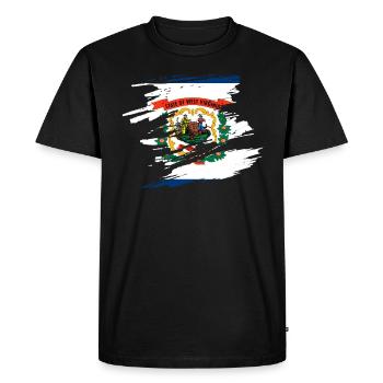 Gift for West Virginia Residents - Men's Premium Organic T-Shirt - black - Front - Nico (187cm)