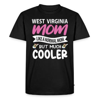 West Virginia mother gift - Men's Premium Organic T-Shirt - black - Front - Nico (187cm)