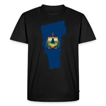 Vermont house gift - Men's Premium Organic T-Shirt - black - Front - Nico (187cm)