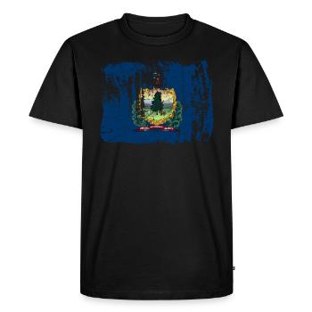 Beauty Of Vermont gift - Men's Premium Organic T-Shirt - black - Front - Nico (187cm)