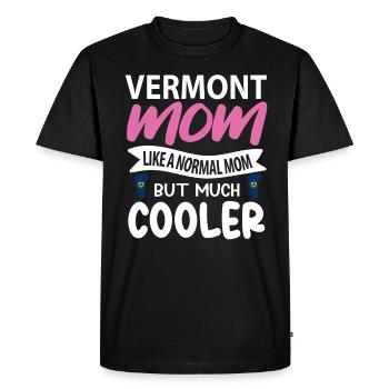 Vermont Mother Gift - Men's Premium Organic T-Shirt - black - Front - Nico (187cm)