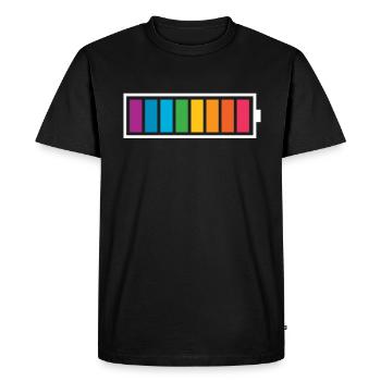 Lgbtq pride gift - Men's Premium Organic T-Shirt - black - Front - Nico (187cm)