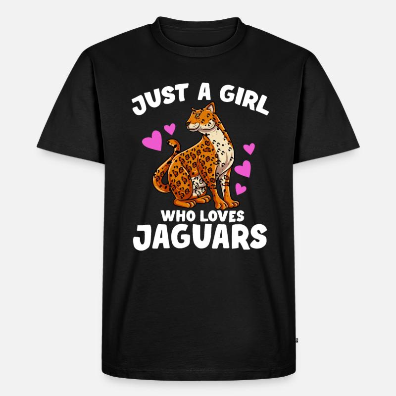 Jaguar Geschenkidee - Männer Premium Bio T-Shirt - Schwarz