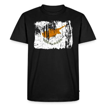 Cyprus - Men's Premium Organic T-Shirt - black - Front - Nico (187cm)