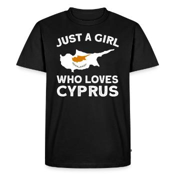 Cyprus - Men's Premium Organic T-Shirt - black - Front - Nico (187cm)