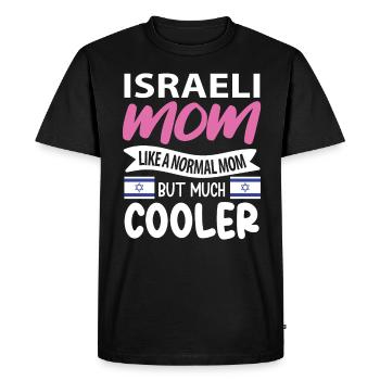Israel - Men's Premium Organic T-Shirt - black - Front - Nico (187cm)