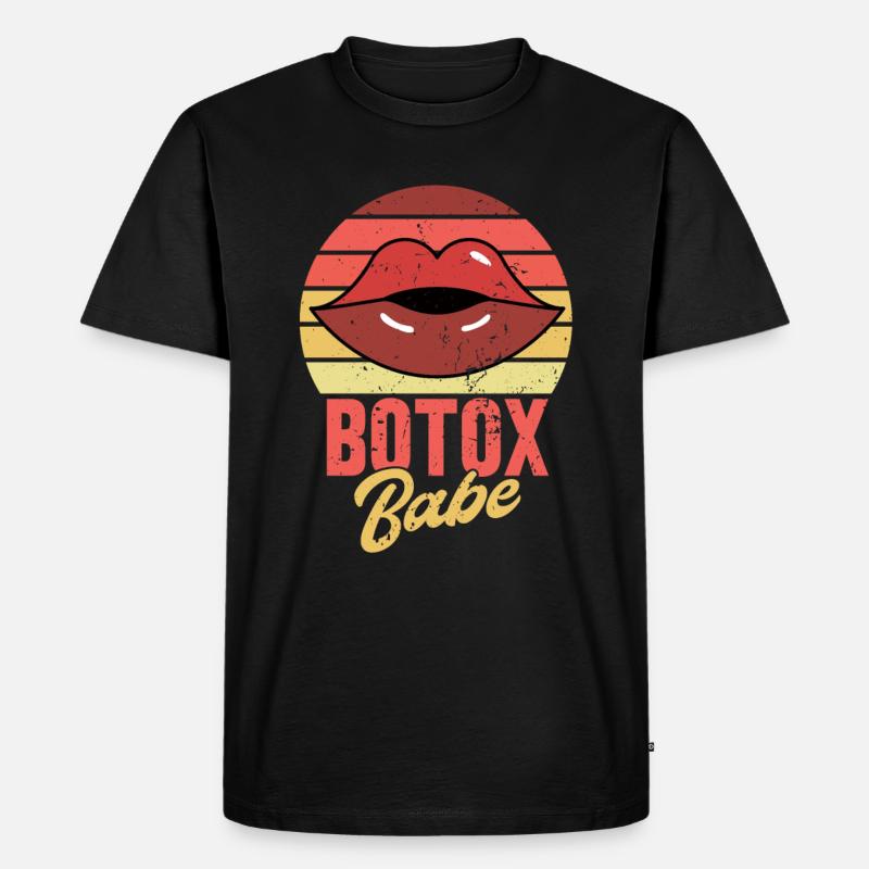 Botox - Männer Premium Bio T-Shirt - Schwarz