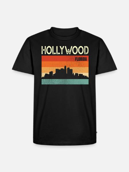 Hollywood - Men's Premium Organic T-Shirt - black