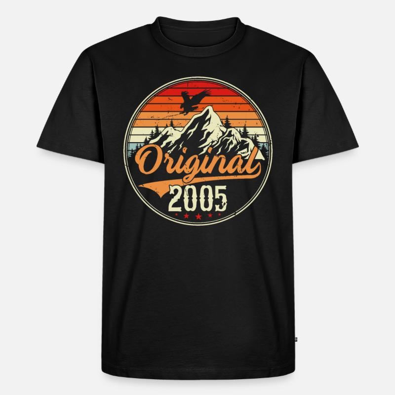 Original 2005 - Männer Premium Bio T-Shirt - Schwarz