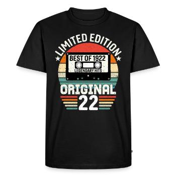 Édition Limitée Du Meilleur De L'original De 1922 - T-shirt Premium bio Homme - noir - Devant - Nico (187cm)
