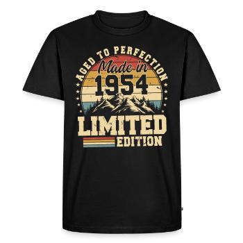 Unique En Son Genre Depuis 1954 - T-shirt Premium bio Homme - noir - Devant - Nico (187cm)