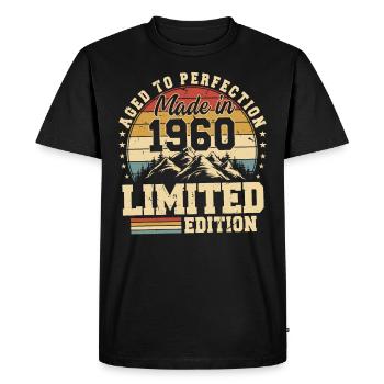 Unique En Son Genre Depuis 1960 - T-shirt Premium bio Homme - noir - Devant - Nico (187cm)