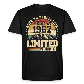 Unique En Son Genre Depuis 1962 - T-shirt Premium bio Homme - noir - Devant - Nico (187cm)
